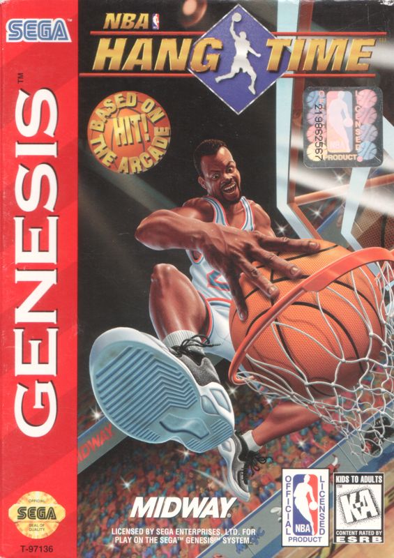 NBA Hangtime box art for Sega Mega Drive